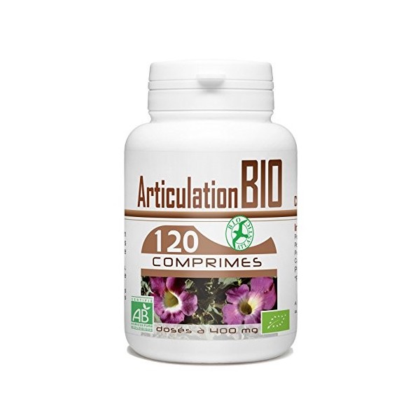 Articulation Bio 400 mg - 120 comprimés - Harpagophytum, Prêle, Reine Des Prés