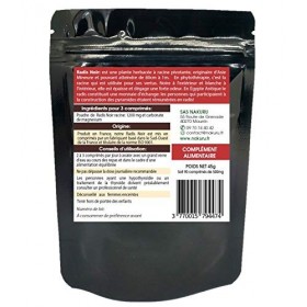 NAKURU | Radis Noir | 90 Comprimés de 500mg | Gamme Power | Fabriqué en France | "Le Raifort des Parisiens!"