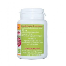 ELEUTHEROCOQUE BIO AB 120 comprimés dosés à 400mg en comprimés.