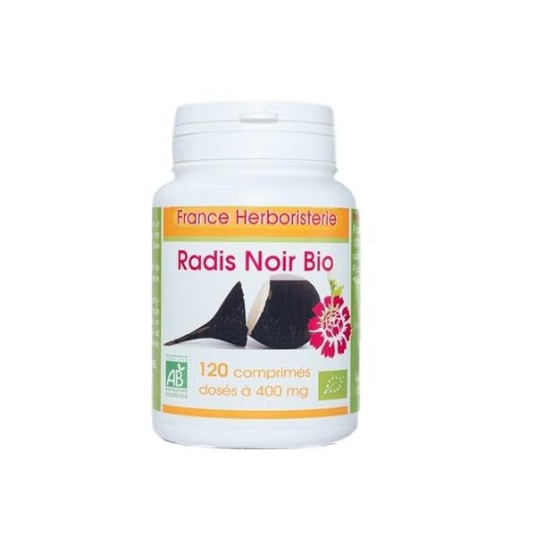 RADIS NOIR BIO AB 120 comprimés dosés à 400 mg en comprimés.