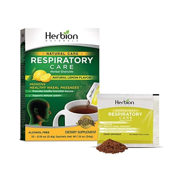 Herbion - Soins respiratoires Granules Packets Citron - 10 Packets