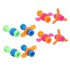 Healvian 8 Pièces Soulagement De La Pression Rotatif Crayon Pour Enfants Puzzle Mini Doigt De La Main Exercice Nouilles Exten