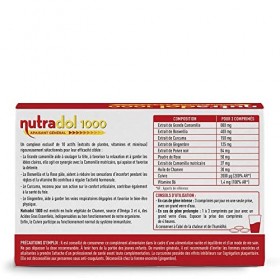 GRANIONS NUTRADOL 1000Apaisant général-soulage la tête,confort pendant les règles,troubles gastro-intestinaux-Formule naturel