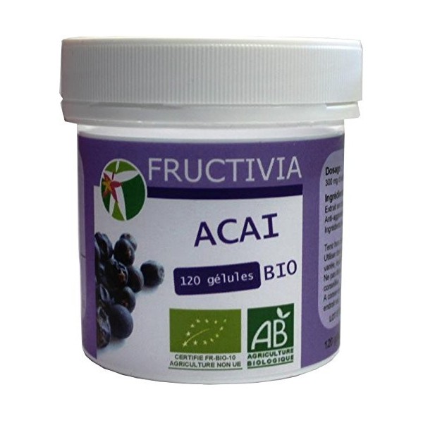 Açaï bio pilulier 120 gélules