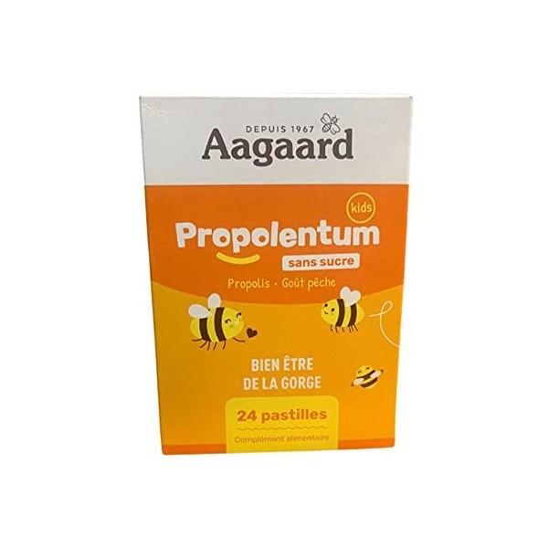 Aagaard - Propolentum Kids - Pastille pour la gorge 24 unités 