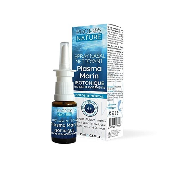 Propos Nature - Spray Nasal Plasma Marin Isotonique - 15ml