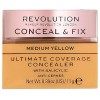 Makeup Revolution, Conceal & Fix, Ultimate Coverage, Anti-Cernes, Medium Yellow, 11g