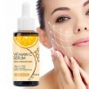 Anloximt Vitamine C, 1,75 FL oz blanchiment du Visage hydratante Douce à la nicotinami, Vitamine C Douce et Naturelle pour la