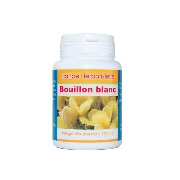 GELULES BOUILLON BLANC 100 gélules dosées à 230 mg