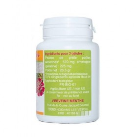 GELULES PRELE Bio 100 gélules dosées à 190 MG Poudre Pure.