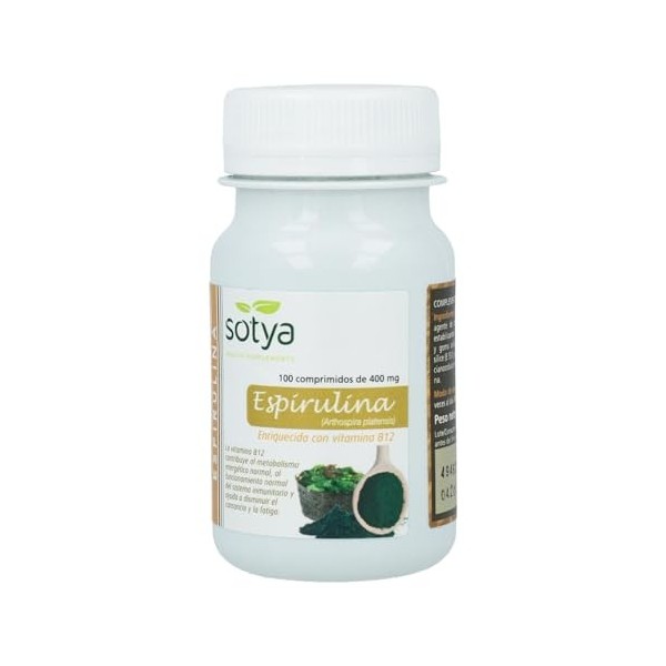 Sotya Espirulina 400 Mg 100 Compr