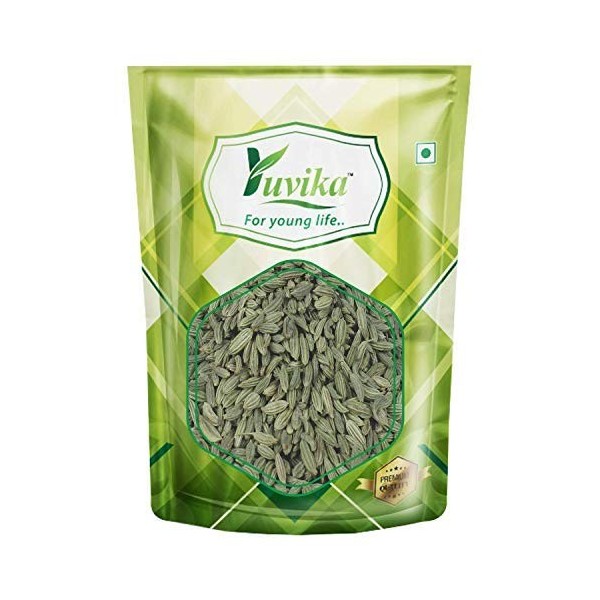 YUVIKA Saunf Moti - Sonf Moti - Foeniculum Vulgare - Fennel Seed Big 100 Grams 