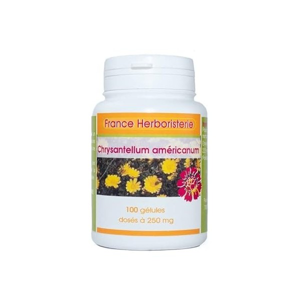 GELULES CHRYSANTELLUM Americanum 100 gélules dosées à 250 mg.