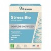 Vitavea - Complément Alimentaire Stress 100% BIO - Stress, Détente, Sérénité - Complexe Actifs Zen - Magnésium Laitue de Mer