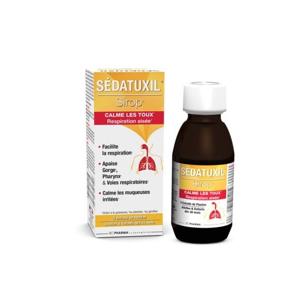 3C Pharma Sédatuxil Sirop 125 ml