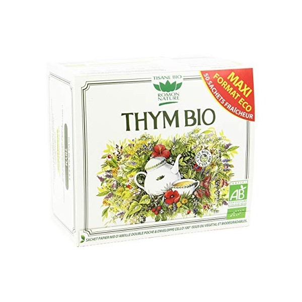 ROMON NATURE/PLANTASIA - THYM FORMAT ECO 50 SACHETS 85G