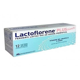 Montefarmaco Intégrateur Alimentaire Lactoflorene Plus Bimbi, 12 Flacons 10 ml