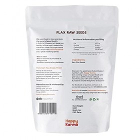 Happy Karma Raw Flax Seeds 400g * 2