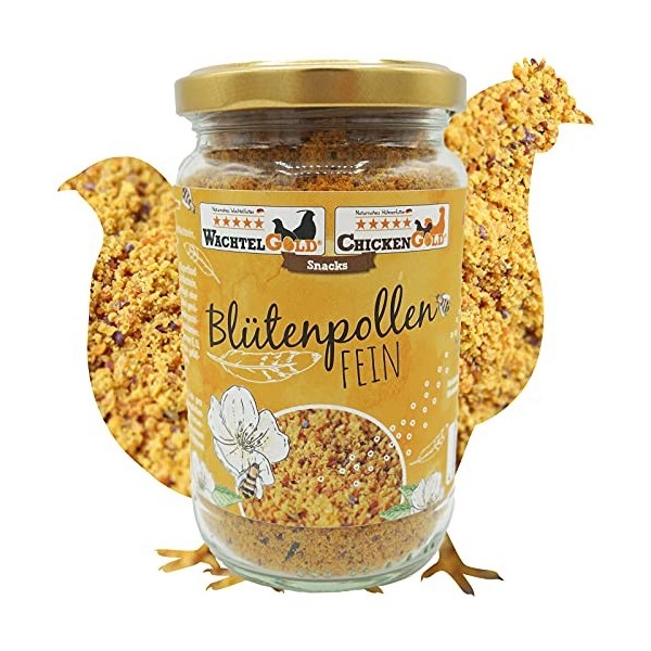 WachtelGold Pollen de fleurs fin 200 g.