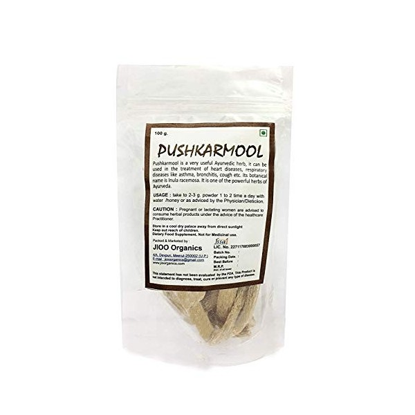 Jioo Organics 100% Natural Premium  Pushkarmool,100g