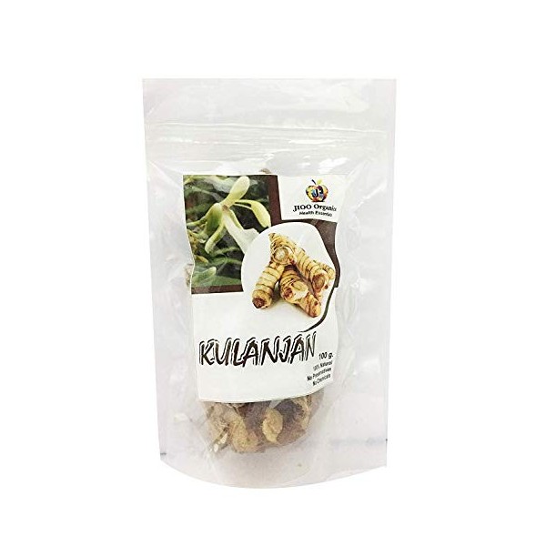 Jioo Organics 100% Natural Premium  Kulanjan Galangal Roots,100g