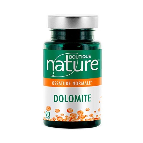 Boutique Nature - Complément Alimentaire - Articulations - Dolomite - 90 Gélules Végétales - Pour le maintien de lOssature