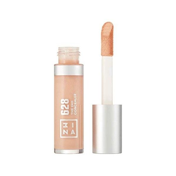 3INA MAKEUP - Vegan - The 24h Concealer 628 - Corail clair - Couvrance moyenne à totale - Formule longue durée - Correcteur l