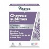 Vitavea - Complément Alimentaire Cheveux Sublimes - Soin Cheveux - Eclat et Volume - 9 Actifs - Zinc, Cuivre, Ortie, Vitamine