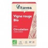 Vitavea - Complément Alimentaire Circulation - Sensation "Jambes légères" - Vigne Rouge BIO - Jambes Légères et Circulation V