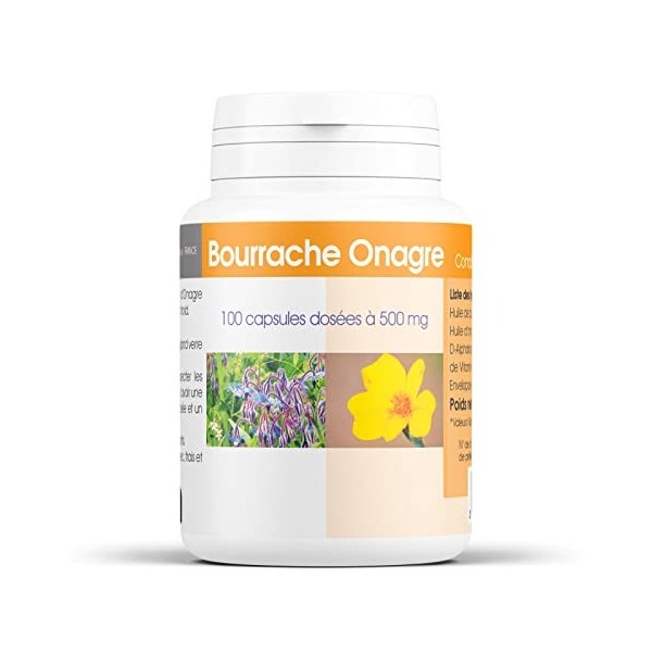 Bourrache / Onagre - 503 mg - 100 capsules