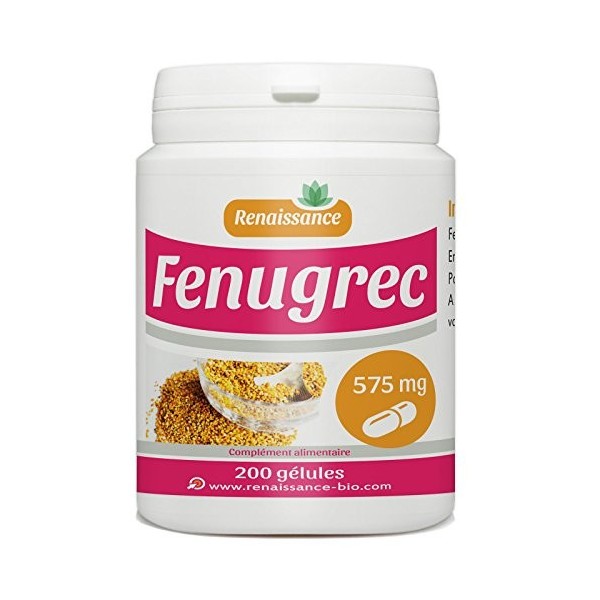 Fenugrec 200 gélules 575 mg