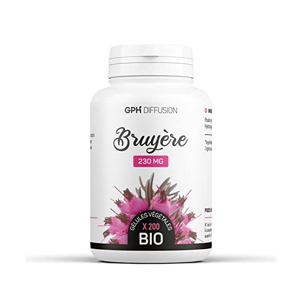 Bruyère Bio 230 mg - 200 gélules végétales