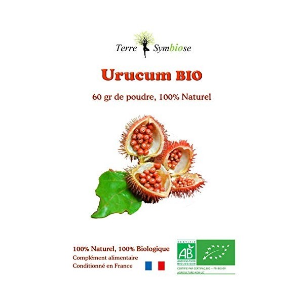 Urucum BIO - 60g de poudre