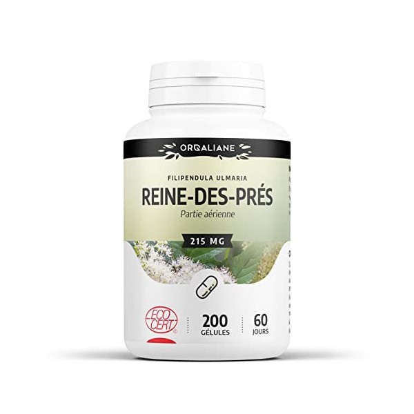 Reine de Près 215 mg - 200 gélules - Certifié Ecocert