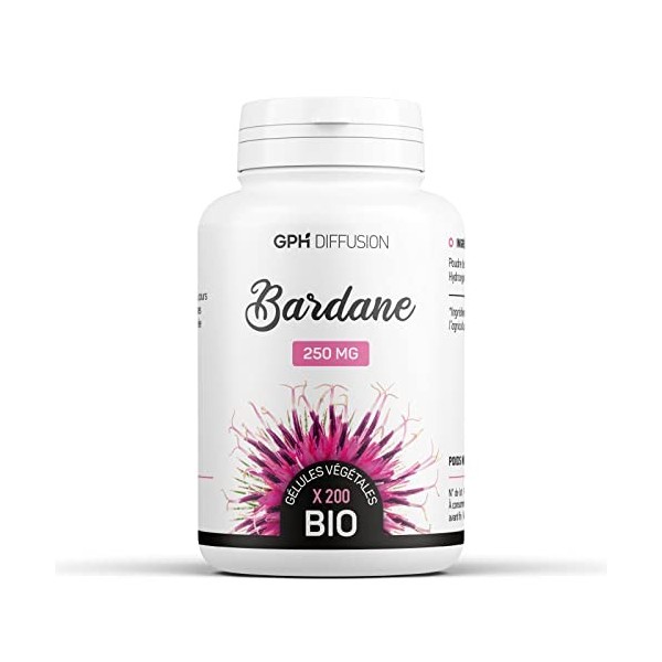 Bardane Bio - 250 mg - 200 gélules végétales