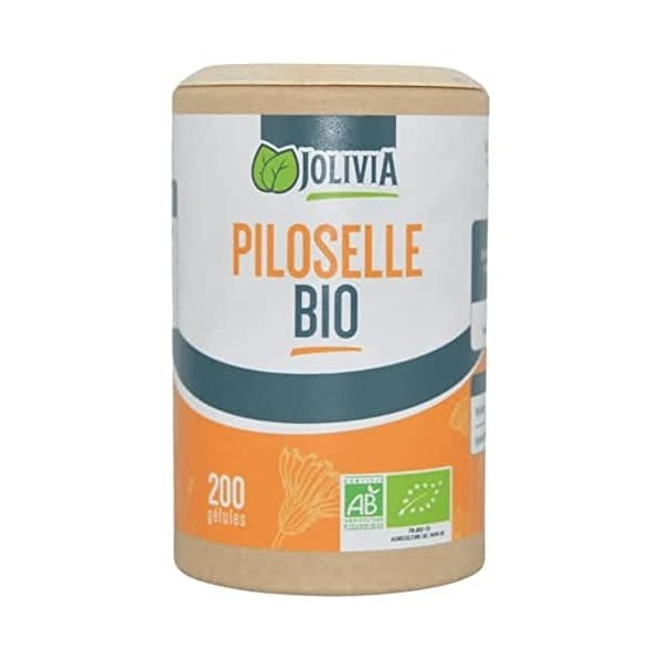 Piloselle Bio - 200 gélules végétales de 200 mg | Format Gélule | Complément Alimentaire | Vegan | Fabriqué en France