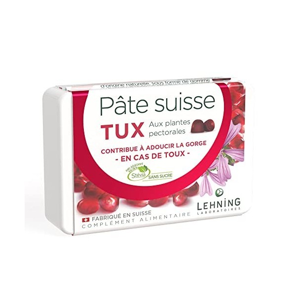 Pâte Suisse Tux Gommes 50g Lehning