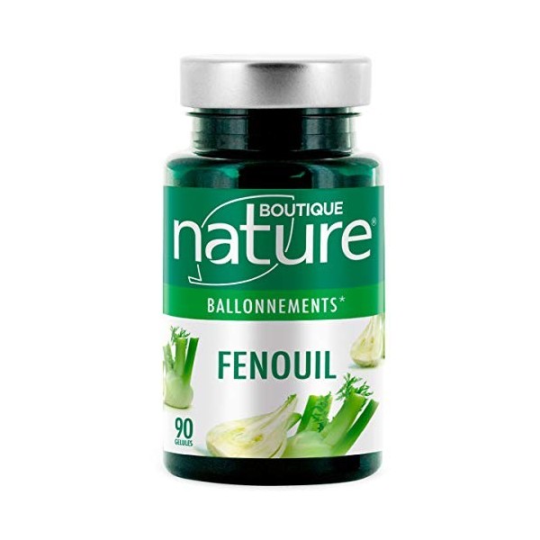 Boutique Nature - Complément Alimentaire - Fenouil - 90 Gélules Végétales - Bien être intestinal