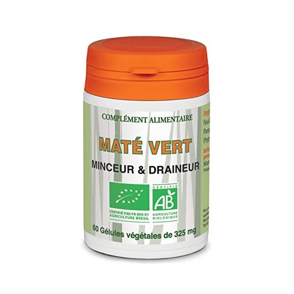 Maté Vert bio - 60 gélules - Allié minceur