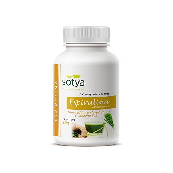 Sotya Espirulina 400 Mg 200 Comp