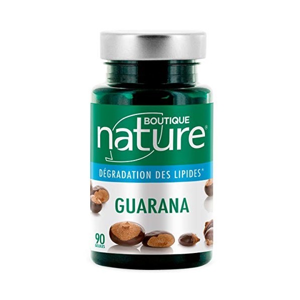 Boutique Nature - Complément Alimentaire - Guarana - 90 Gélules Végétales - Facilite la perte de poids