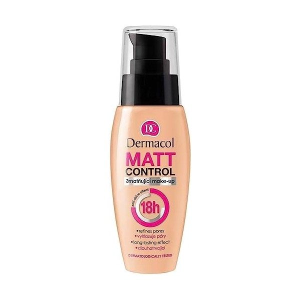 Dermacol - Maquillage Matifiant 03 - Matt Control 18H 30 ml - 1 pièce Anti-cernes / Correcteurs
