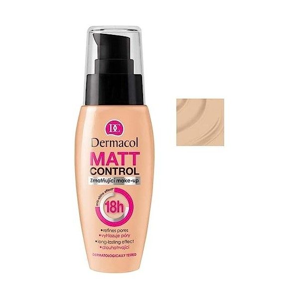 Dermacol - Maquillage Matifiant 03 - Matt Control 18H 30 ml - 1 pièce Anti-cernes / Correcteurs