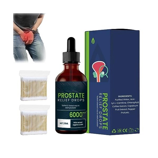 NNBWLMAEE Prostate Treatment Drops, Prostate Natural Herbal Pain Relief Drops, Herbal Enhancement Supplements for Men, Prosta