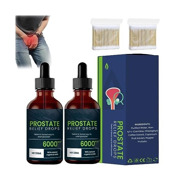 NNBWLMAEE Prostate Treatment Drops, Prostate Natural Herbal Pain Relief Drops, Herbal Enhancement Supplements for Men, Prosta