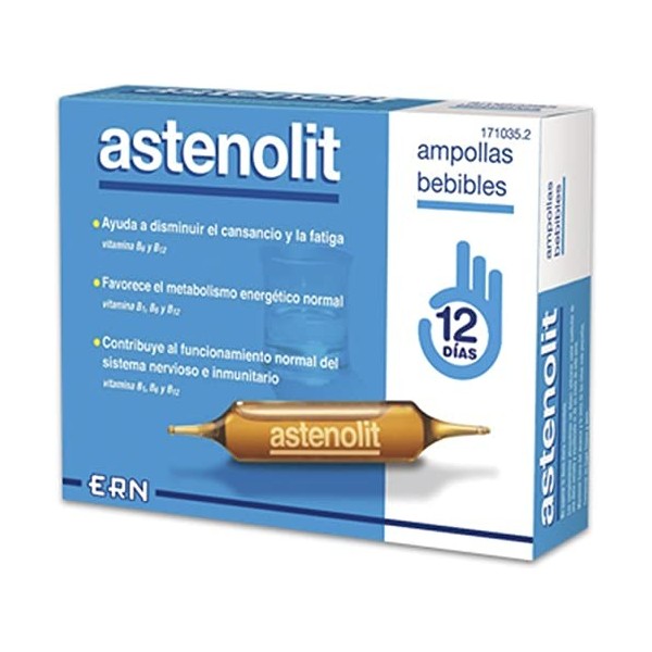 ASTENOLIT AMPOULES BEBIBLES 12 AMPOULES