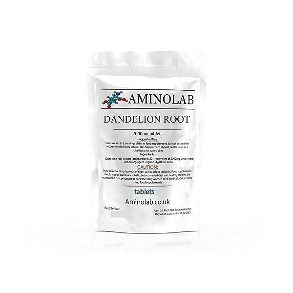 Aminolab Racine de pissenlit 60 comprimés 2000 mg