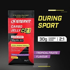 Enervit C2:1 Pro - Carbo Jelly Gelée Énergétique Fruits Tropicaux 50g