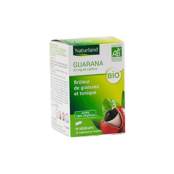 Naturland Guarana Bio 75 Végécaps