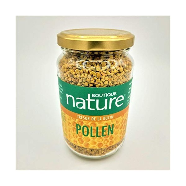 Boutique Nature - Complément Alimentaire - Pollen Multifloral - 230 grammes - Apporte tous ses bienfaits pour revigorer lorg